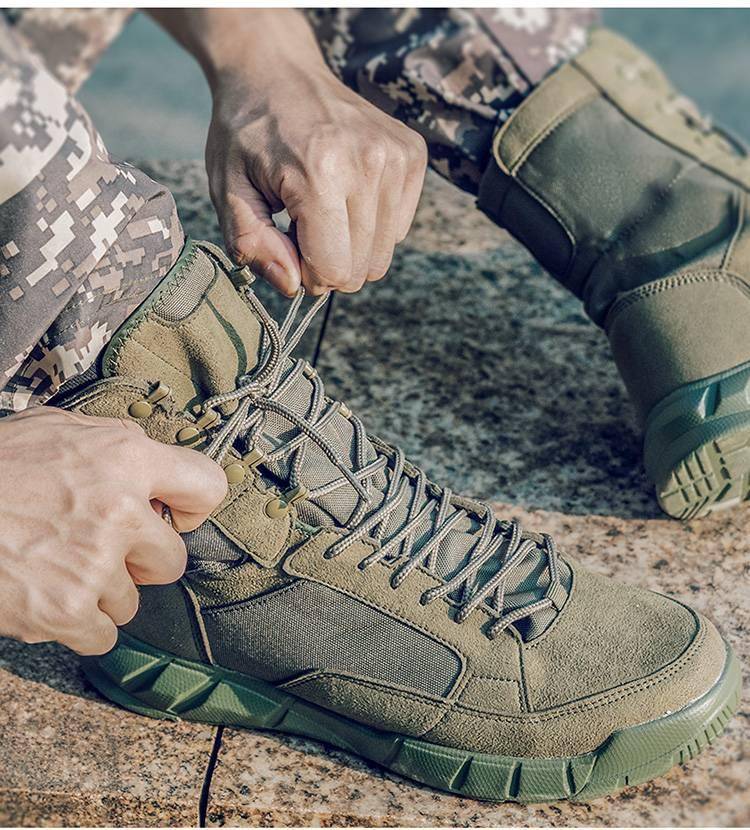 Professionele Militaire Laarzen Voor Mannen Speciale Kracht Leather Army Green Combat Laarzen Heren Outdoor Leger Enkellaarsjes Professionele Militaire Laarzen Voor Mannen Speciale Kracht Leather Army Green Combat Laarzen Heren Outdoor Leger Enkellaarsjes