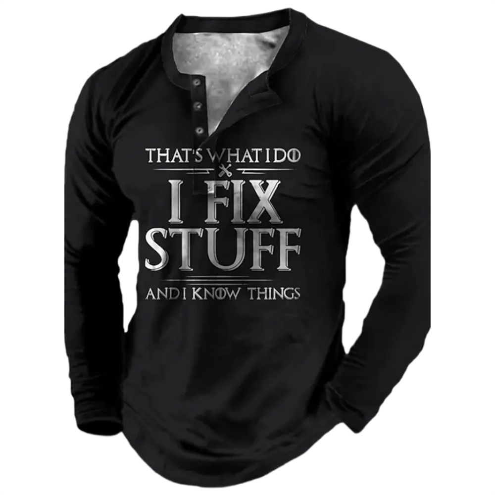 2023 Henley 3D Print T-Shirt Voor Mannen 2023 Henley 3D Print T-Shirt Voor Mannen